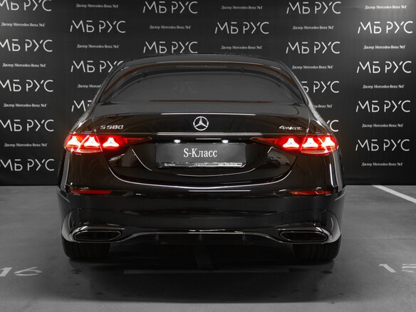 2026 Mercedes-Benz S-Класс 580 Long 4MATIC VII (W223) Рестайлинг, чёрный - вид 5