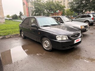 2007 Hyundai Accent ТагАЗ II, чёрный, 220000 рублей, вид 2