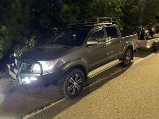 2014 Toyota Hilux VII Рестайлинг, серый, 3200000 рублей, вид 5