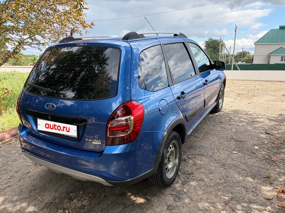 2017 Lada (ВАЗ) Kalina Cross II, синий, 499999 рублей - вид 4