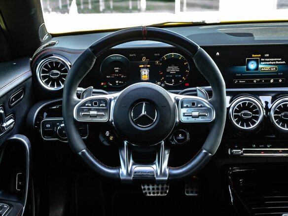 2021 Mercedes-Benz CLA AMG 45 AMG S II (C118, X118), жёлтый - вид 23
