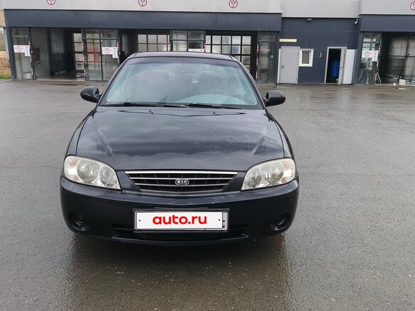 2008 Kia Spectra I Рестайлинг 2, чёрный