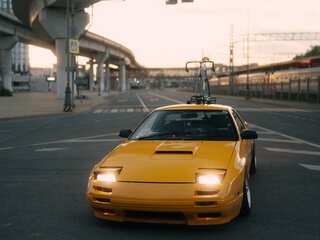 1988 Mazda RX-7 II (FC), жёлтый, 1600000 рублей, вид 3