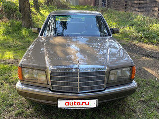 1987 Mercedes-Benz S-Класс 420 II (W126) Рестайлинг, коричневый, 1350000 рублей, вид 3