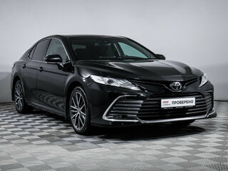2021 Toyota Camry VIII (XV70) Рестайлинг, чёрный, 3480000 рублей, вид 3