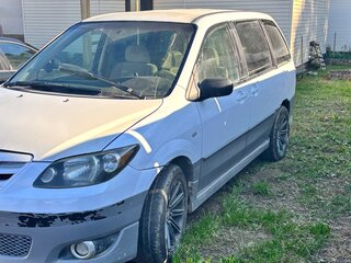 2004 Mazda MPV II (LW) Рестайлинг, белый, 320000 рублей, вид 4