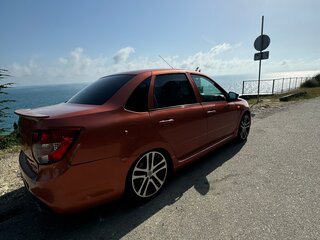 2014 Lada (ВАЗ) Granta Sport I, оранжевый, 650000 рублей, вид 2