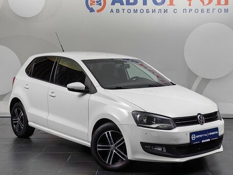 2012 Volkswagen Polo V, белый, 599000 рублей, вид 1