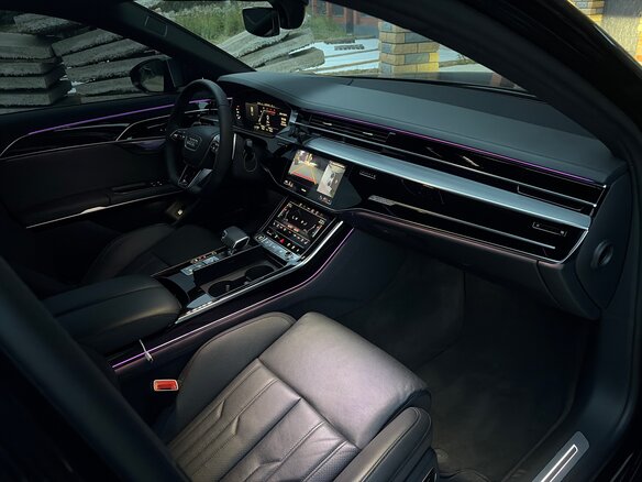 2023 Audi A8 50 TDI IV (D5) Рестайлинг, чёрный, 6300000 рублей - вид 22