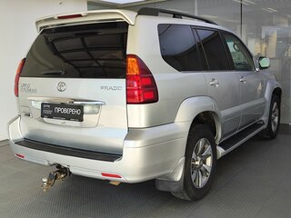 2007 Toyota Land Cruiser Prado 120 Series Рестайлинг, серебристый, 1900000 рублей, вид 5