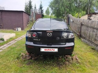 2008 Mazda 3 4-speed I (BK) Рестайлинг, чёрный, 630000 рублей, вид 2