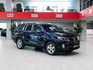2014 Kia Sorento II Рестайлинг, синий, 1650000 рублей, вид 3