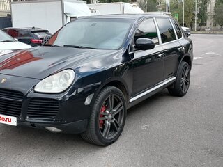 2006 Porsche Cayenne Turbo I (955), чёрный, 750000 рублей, вид 1