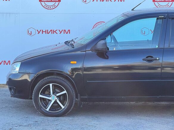 2011 Lada (ВАЗ) Kalina I, чёрный - вид 11