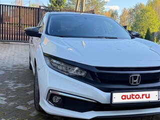 2021 Honda Civic X Рестайлинг, белый, 2200000 рублей, вид 3