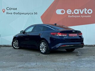 2018 Kia Optima IV, синий, 1700000 рублей, вид 4