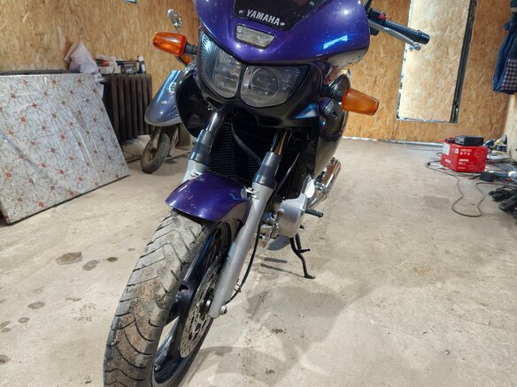 1998 Yamaha TDM850, синий, 250000 рублей
