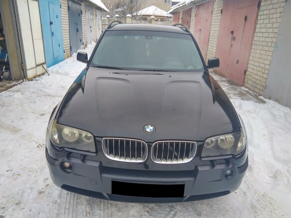 2004 BMW X3 25i I (E83), чёрный - вид 1