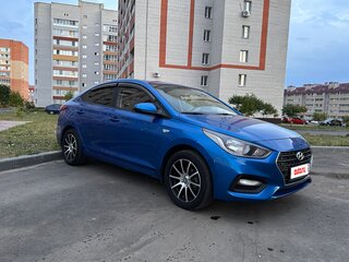2017 Hyundai Solaris II, синий, 1100000 рублей, вид 5