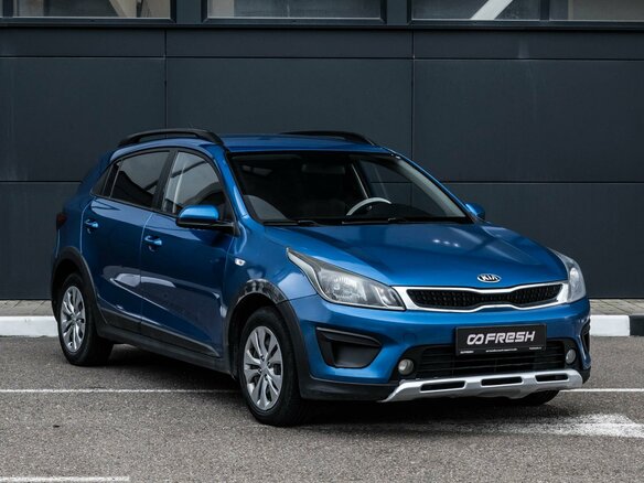 2018 Kia Rio X-Line IV, синий, 1174000 рублей