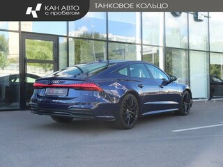 2019 Audi A7 55 TFSI II (4K), синий, 4180000 рублей, вид 4
