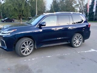 2018 Lexus LX 450d III Рестайлинг 2, синий, 9900000 рублей, вид 4
