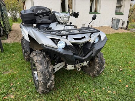 2017 Yamaha Grizzly 700, серебристый, 1200000 рублей, вид 5