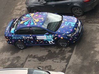 2019 Volkswagen Polo V Рестайлинг, синий, 1100000 рублей, вид 4