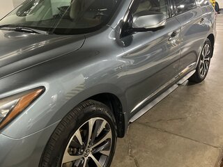 2017 Infiniti QX60 I Рестайлинг, серый, 2145000 рублей, вид 5