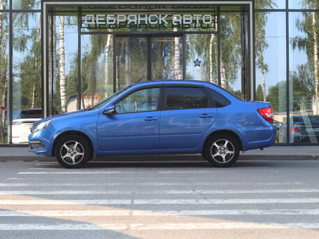 2022 Lada (ВАЗ) Granta I Рестайлинг, синий, 890000 рублей, вид 2