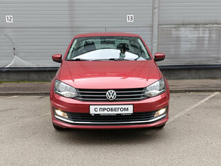 2015 Volkswagen Polo V Рестайлинг, красный, 769000 рублей, вид 2