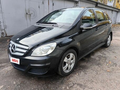 2010 Mercedes-Benz B-Класс 200 I (W245) Рестайлинг, чёрный, 590000 рублей, вид 2