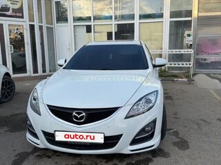 2010 Mazda 6 II (GH) Рестайлинг, белый, 900000 рублей, вид 3
