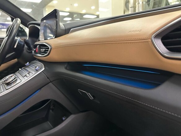 2021 Hyundai Santa Fe IV Рестайлинг, чёрный - вид 18