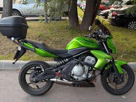 2008 Kawasaki ER-6N, зелёный, 360000 рублей, вид 1