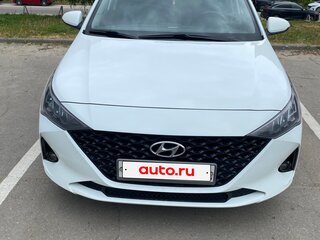 2020 Hyundai Solaris II Рестайлинг, белый, 1600000 рублей, вид 1