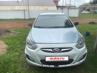2011 Hyundai Solaris I, голубой, 411000 рублей, вид 1