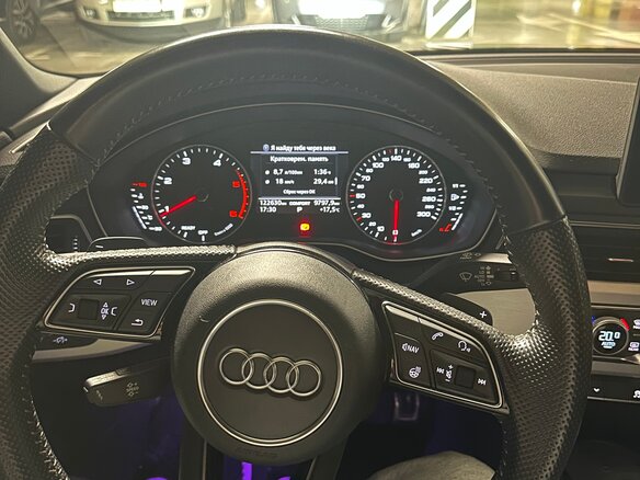 2017 Audi A4 V (B9), серый, 3400000 рублей - вид 5
