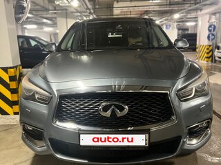 2017 Infiniti QX60 I Рестайлинг, серый, 2145000 рублей, вид 1