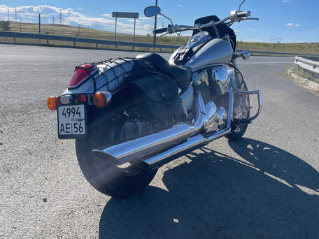 2003 Honda VTX 1300, серебристый, 450000 рублей, вид 4