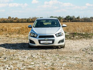 2012 Chevrolet Aveo II, серебристый, 670000 рублей, вид 3