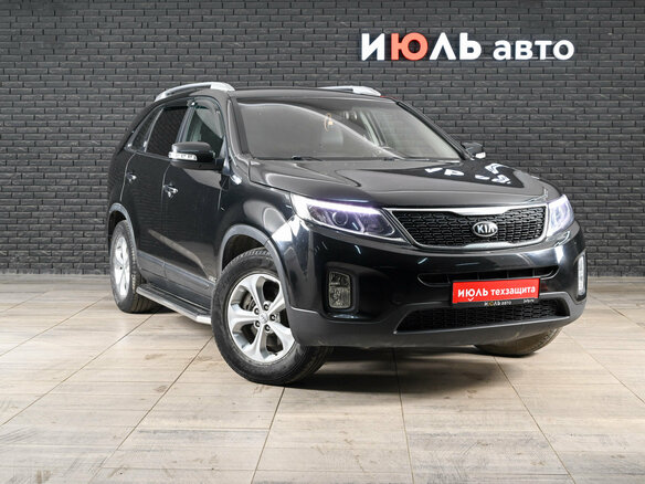 2017 Kia Sorento II Рестайлинг, чёрный - вид 3