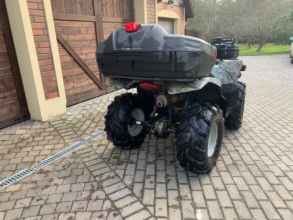 2012 Suzuki KingQuad 400, коричневый, 500000 рублей - вид 5