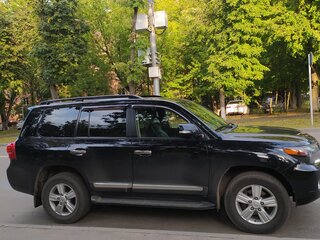 2012 Toyota Land Cruiser 200 Series Рестайлинг 1, чёрный, 3380000 рублей, вид 4