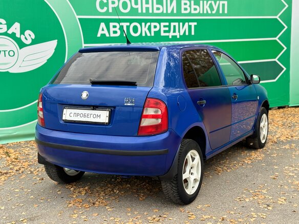 2004 Skoda Fabia I Рестайлинг, синий, 240000 рублей - вид 3
