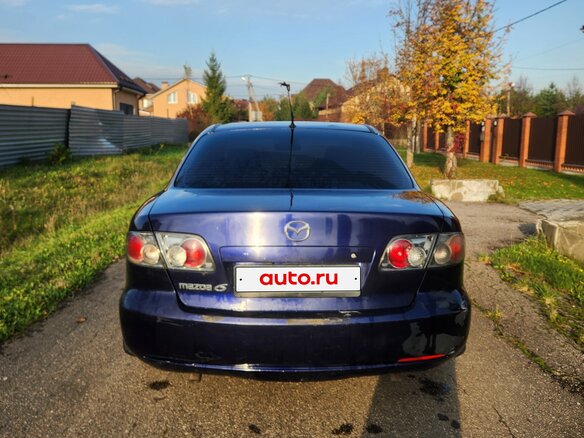 2006 Mazda 6 I (GG) Рестайлинг, синий, 270000 рублей - вид 7
