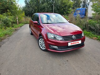 2019 Volkswagen Polo V Рестайлинг, пурпурный, 1390000 рублей, вид 2