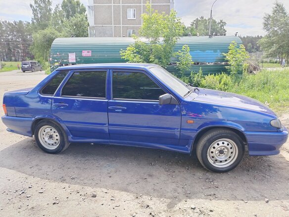 2001 Lada (ВАЗ) 2115, синий, 350000 рублей - вид 4