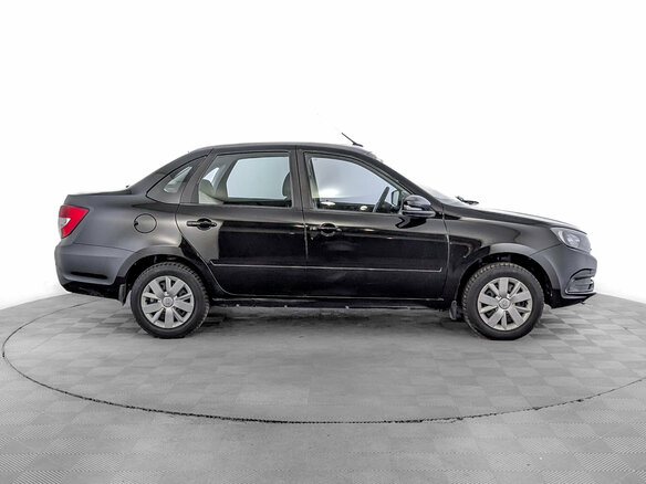 2022 Lada (ВАЗ) Granta I Рестайлинг, чёрный - вид 3