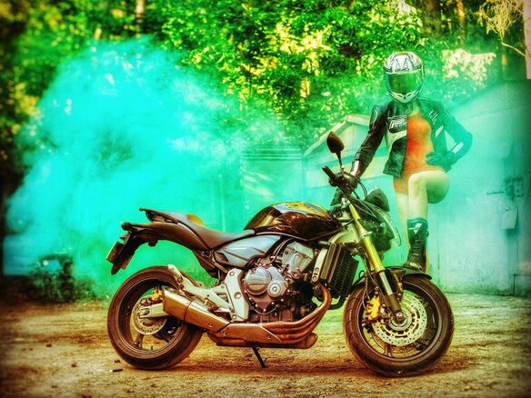 2008 Honda CB 600F Hornet, чёрный, 400000 рублей - вид 3